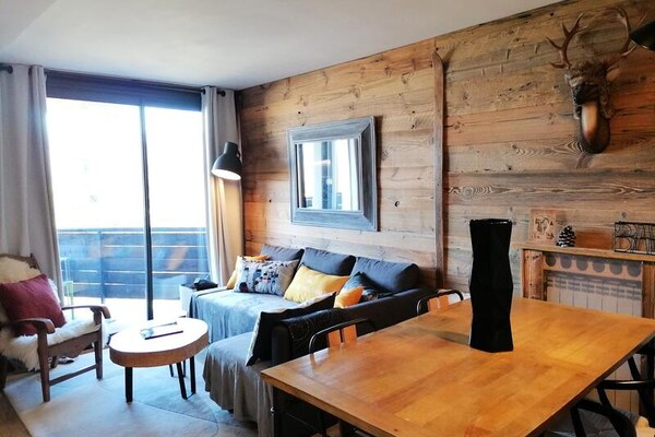 Gerenoveerd appartement op 20m van de piste in Uvernet Fours - thumbnail 1