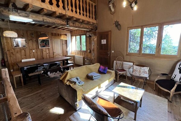 Rustiek chalet voor 10 personen in Uvernet-Fours, vlakbij Pra Loup - thumbnail 1