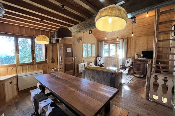 Rustiek chalet voor 10 personen in Uvernet-Fours, vlakbij Pra Loup - thumbnail 2