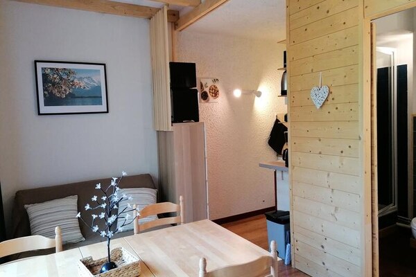 Knusse duplex voor 4 personen op 150 meter van de piste in Uvernet-Fours - thumbnail 2