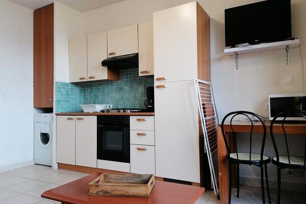 Knus studio-appartement op 30 meter van de Molanes skilift in Uvernet Fours - thumbnail 2