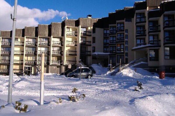 Studio op de piste in Montgenèvre met balkon, voor 4 personen - thumbnail 1