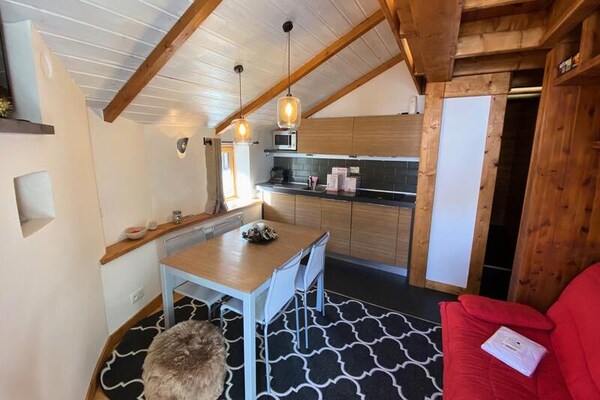 Knus appartement op 100m van de piste in Montgenèvre - thumbnail 4