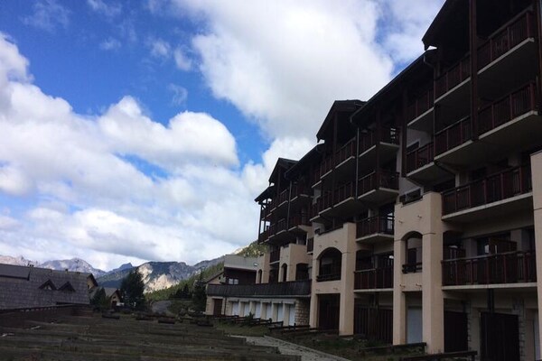 Appartement met balkon op zuiden, ski-in/ski-out in Montgenèvre - thumbnail 3