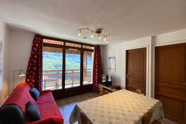 Appartement met balkon op zuiden, ski-in/ski-out in Montgenèvre - thumbnail 6