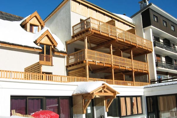 Knusse studio aan de piste in Montgenèvre voor 3 personen - thumbnail 1