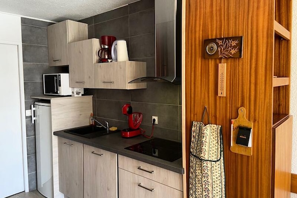 Knus appartement op 200m van de piste met zuidbalkon in Montgenèvre - thumbnail 6