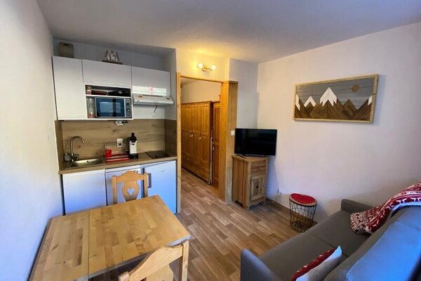 Knus appartement in Résidence Ferme D'augustin, Montgenèvre - thumbnail 2