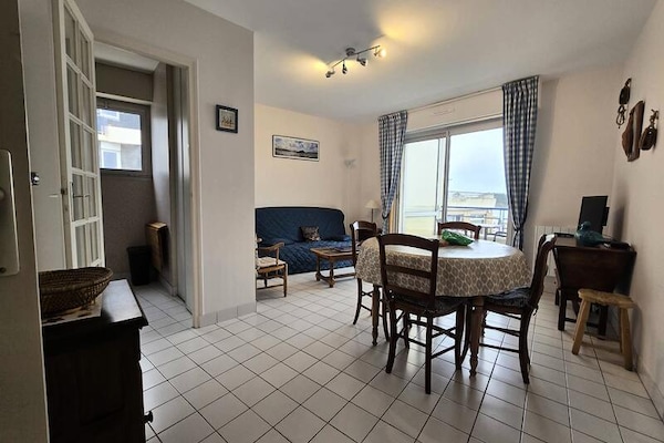 Gezellig appartement in Erquy, 300m van strand en winkels - thumbnail 2