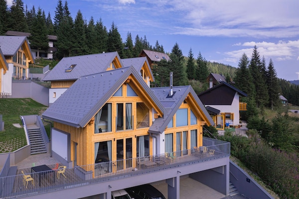 Luxe vakantiehuis in Lachtal met privésauna en uitzicht - thumbnail 4