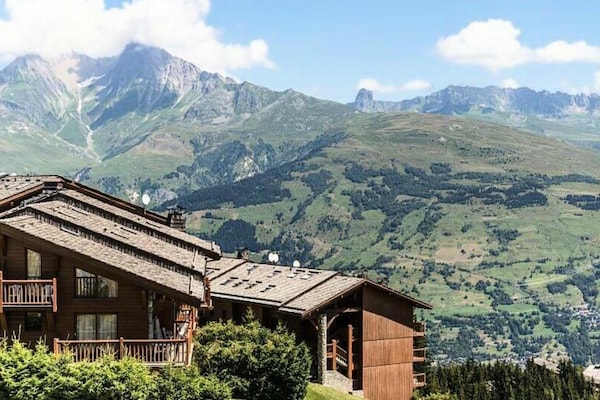 Knus appartement voor 6 in Bourg St Maurice met uitzicht op de Mont Blanc - thumbnail 6