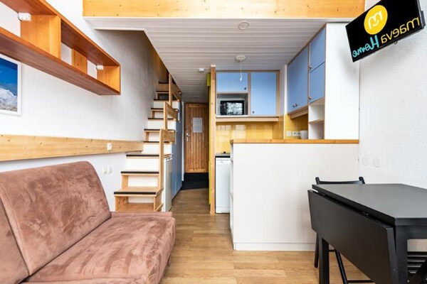 Knus appartement voor 6 personen op 300m van de pistes in Bourg Saint Maurice - thumbnail 4