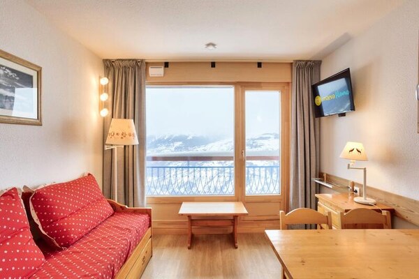 Ski-in/ski-out appartement voor 5 personen in Arc 1800, vlakbij de piste - thumbnail 3