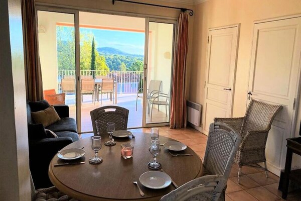 Appartement 6p met terras en zwembad vlakbij Saint-Tropez - thumbnail 6