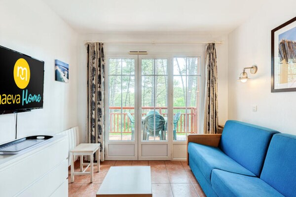 Bosappartement voor 4 met balkon, zwembad en op 2 km van Lacanau strand - thumbnail 6