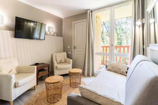 Ruim 6-persoons appartement met overdekt zwembad en tennis in Le Touquet - thumbnail 4