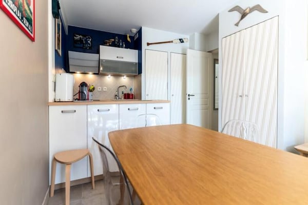 Appartement 4 pers. aan paardenrenbaan met zwembad en tennis in Le Touquet - thumbnail 4