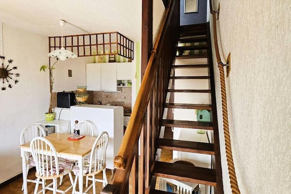 Licht appartement op de 4e etage met zeezicht en balkon in Saint-Mandrier - thumbnail 5