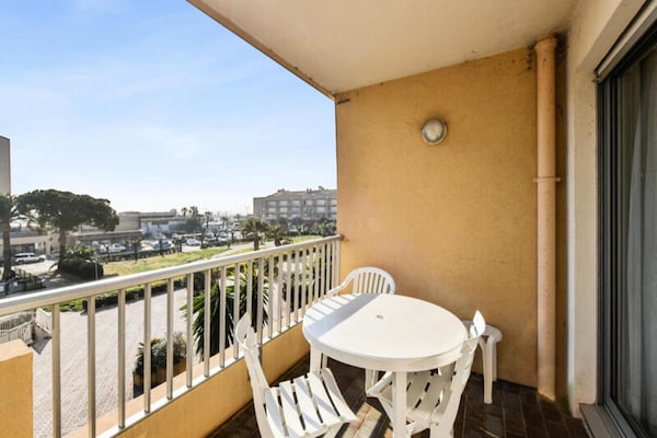 Knus appartement op 300m van strand in Hyères, uitzicht op Gouden Eilanden - thumbnail 6