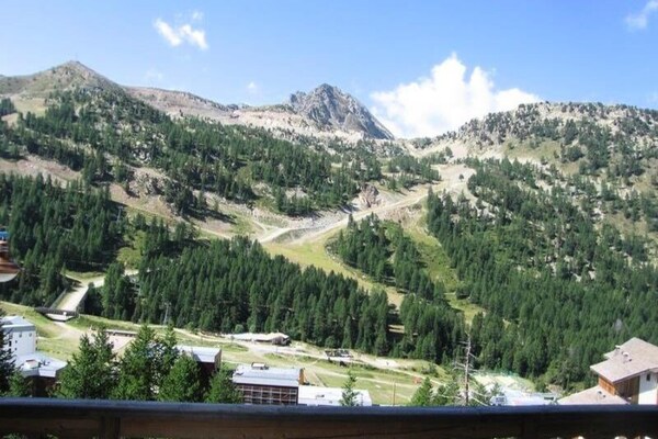 Zonnig appartement op de piste in Isola 2000 voor 6 personen - thumbnail 3