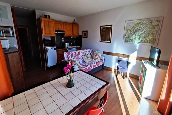 Zonnig appartement op de piste in Isola 2000 voor 6 personen - thumbnail 6