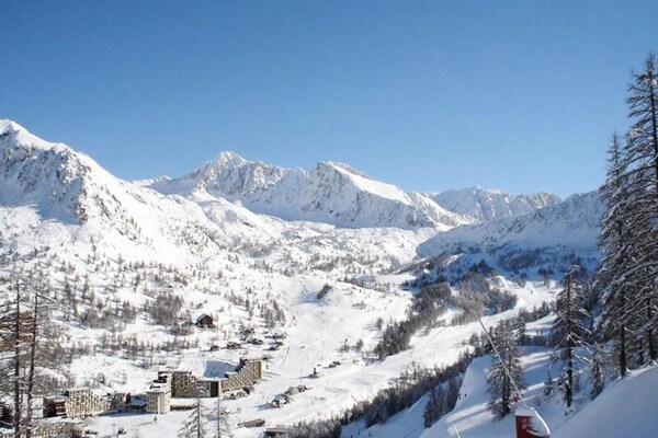 Ski-appartement Résidence Terrasses D'azur 507 in Isola 2000, 50m van kabelbaan - thumbnail 1