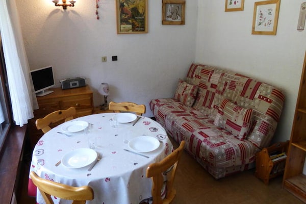 Knus appartement op 100m van de skilift in Les Contamines-Montjoie - thumbnail 6
