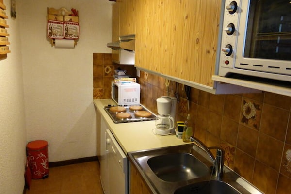 Knus appartement op 100m van de skilift in Les Contamines-Montjoie - thumbnail 3