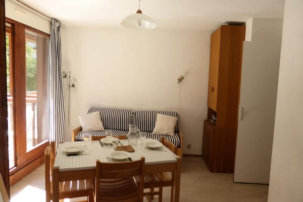 Knus appartement op 200m van de piste met bergzicht en balkon - thumbnail 6