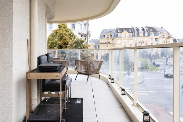Licht appartement met terras in het hart van Metz, vlakbij het centrum - thumbnail 1