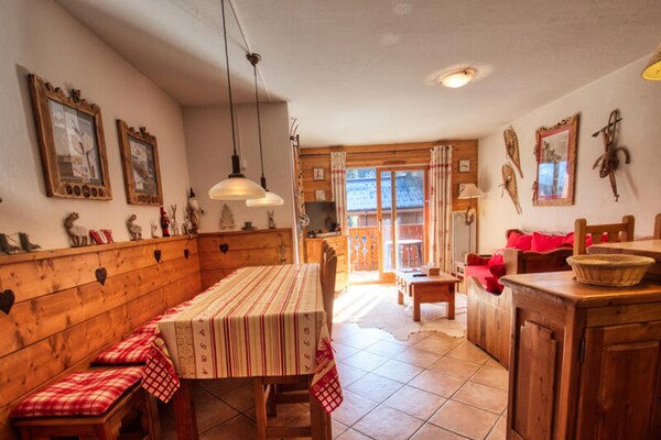 Appartement aan de piste in Morillon 1100 met uitzicht op de Grand Massif - thumbnail 6