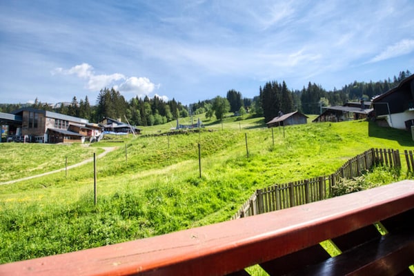 Appartement Eterlous: direct aan de piste in Morillon 1100 - thumbnail 6