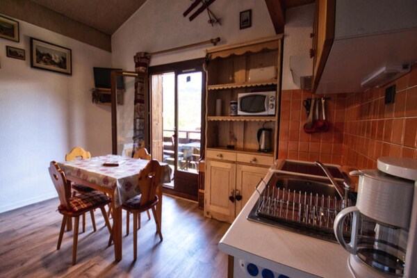 Chalet Du Praz A1: Knus duplex appartement op 100m van de gondel in Morillon - thumbnail 5