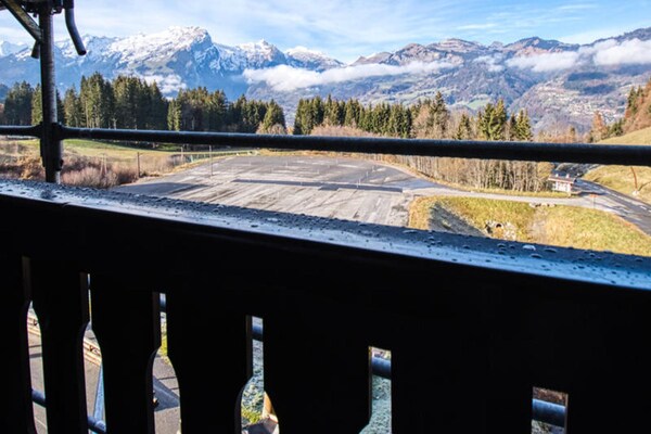 Duplex aan de piste in Morillon 1100 voor 6 personen met balkon - thumbnail 2