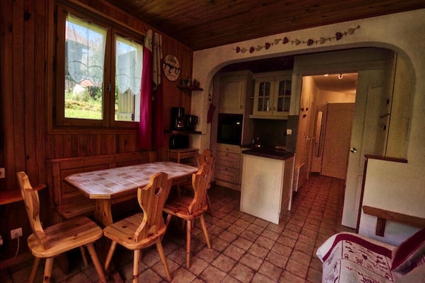 Knus appartement op de begane grond in Morillon, vlakbij de kabelbaan - thumbnail 4