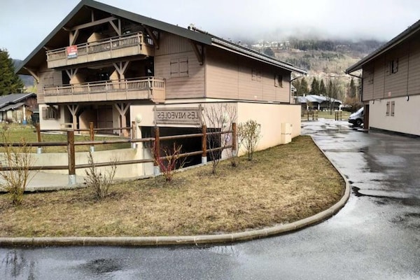 Knus appartement in Morillon, 10 minuten lopen van de gondel Grand Massif - thumbnail 6