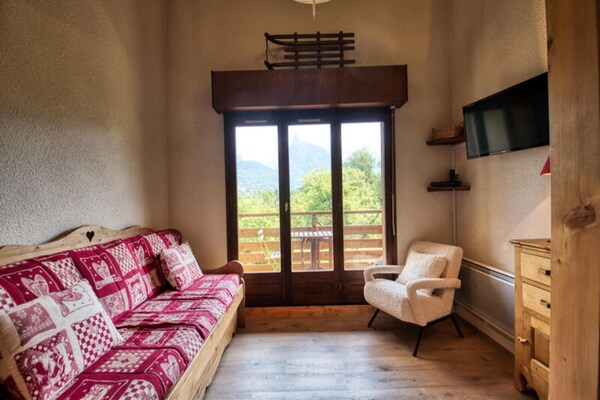 Knusse duplex voor 4 personen in Morillon, 100m van de gondel - thumbnail 1