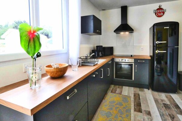 Villa Cuba: Knus bosappartement met privéspa bij zee in Notre-Dame-de-Monts - thumbnail 4