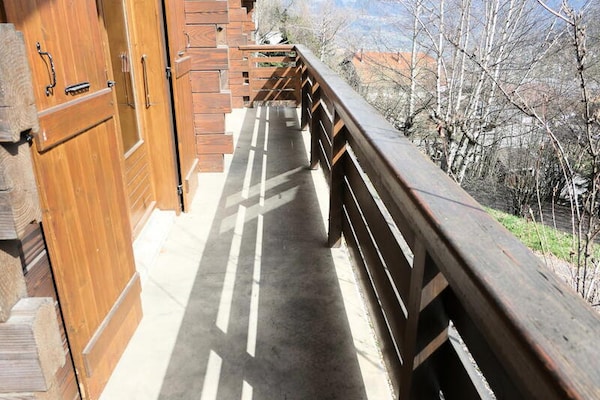 Ruim appartement in St Gervais Les Bains met uitzicht op Mont Blanc - thumbnail 2