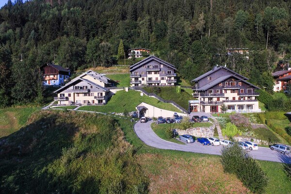 Knus appartement voor 4 met zwembad, dichtbij de piste in Saint-Gervais - thumbnail 1