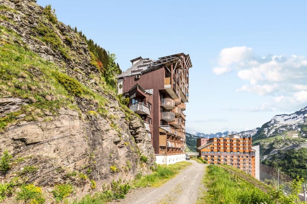 Knus appartement voor 5 in Avoriaz met uitzicht op de Morzine-vallei - thumbnail 2