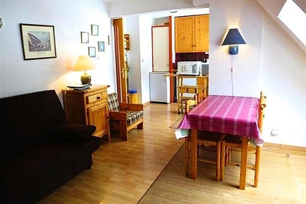 Knus appartement op 20m van skibus in Barèges, voor 5 personen - thumbnail 3