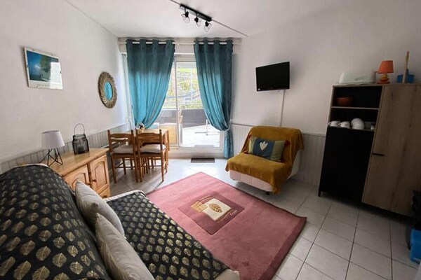 Knus studio-appartement voor 3 personen, 25m van de skibus in Barèges - thumbnail 5