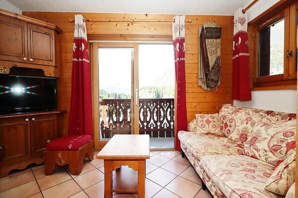 Ruim appartement 6p nabij piste Les Houches met zwembad en bergzicht - thumbnail 3