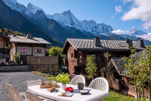 Knus appartement Les Houches, 200m van centrum & 800m van skilift - thumbnail 1
