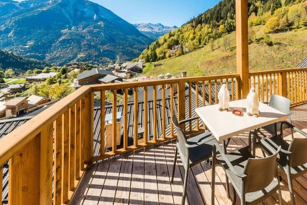 Ruim duplexappartement voor 10 personen, direct aan de piste in Champagny-en-Vanoise - thumbnail 6