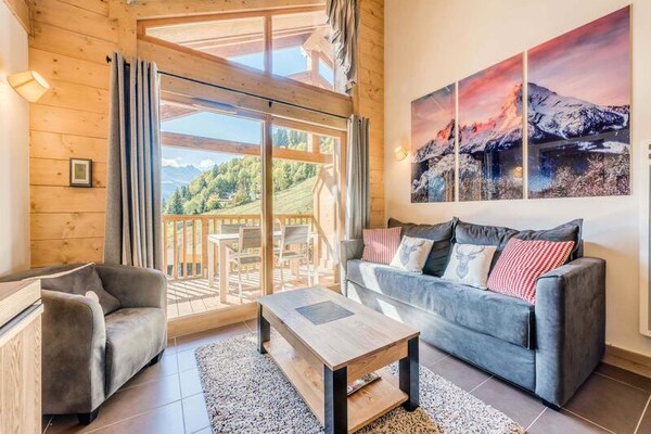 Riant 6-persoons appartement in Champagny-en-Vanoise, direct aan de gondel - thumbnail 4