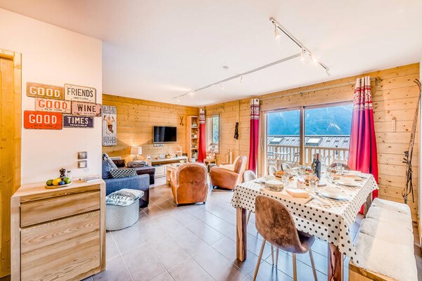 Ruim 8-persoons appartement op 20 meter van de gondellift in Champagny - thumbnail 5