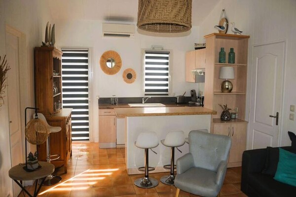 Houten chalet voor 6 personen bij Saint-Tropez met airco en tuin - thumbnail 5