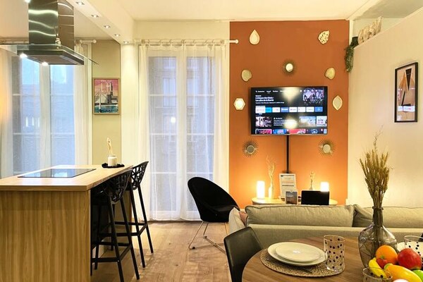 Appartement met terras in Le Havre, vlakbij strand en casino - thumbnail 2